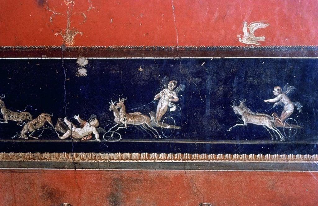 Roman mural, House of the Vettii, Pompeii, Italy 